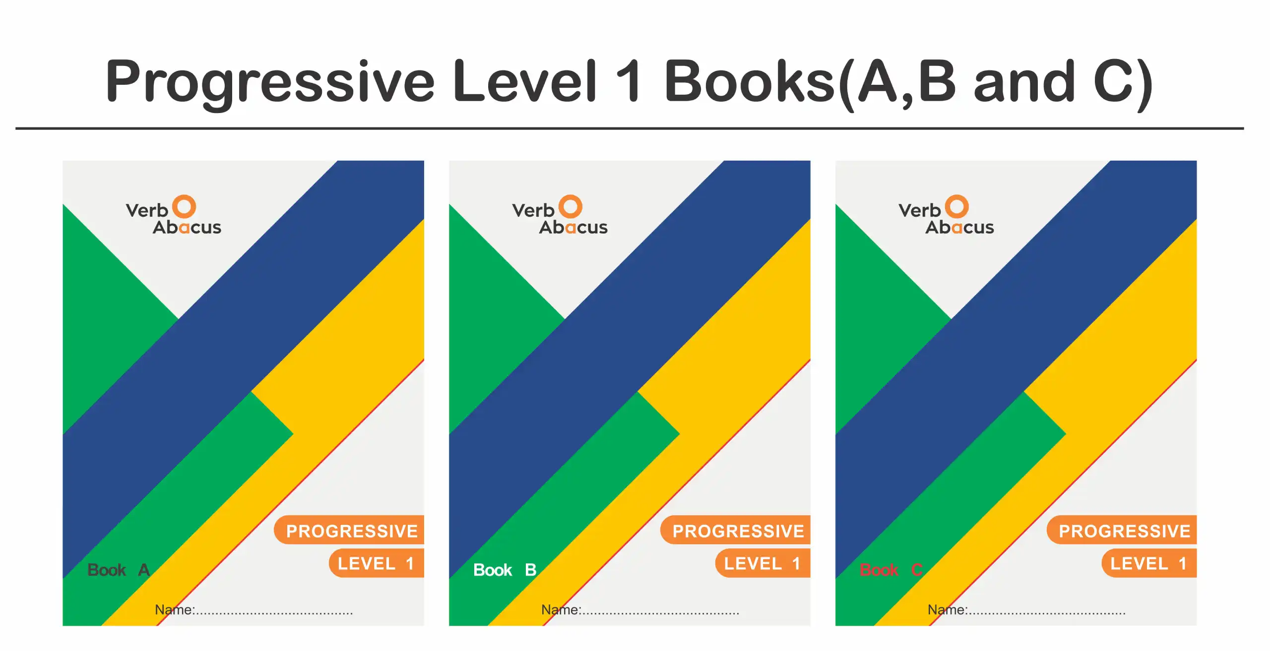 Progressive Level 1 Books